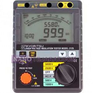 تستر عایق ولتاژ KYORITSU 3125  تستر عایق ولتاژ KYORITSU 3125